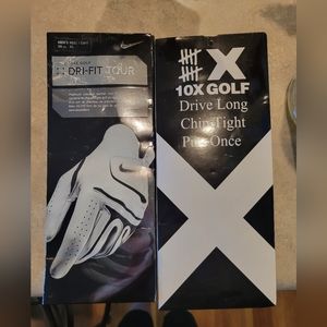 Men's Leather Golf Gloves